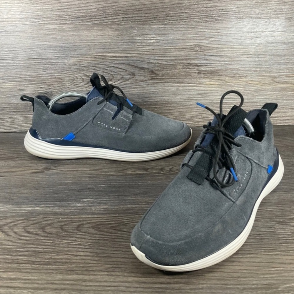 Cole Haan C30757 Men's GRANDSPORT Apron Toe Sneakers in Ombre Blue - 10.5